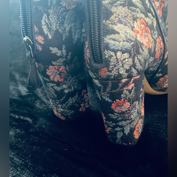 Alexandre Birman Floral Print Ankle Boots - Picture 5 of 7